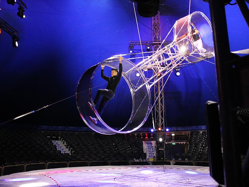 Blick hinter die Kulissen beim Zirkus Charles Knie