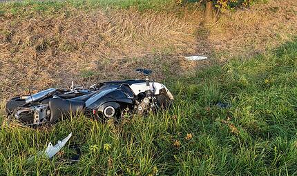 Motorradunfall in der Fr&auml;nkischen Schweiz