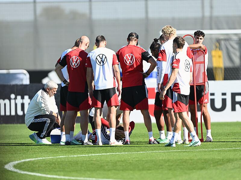Abschlusstraining Nationalmannschaft vor dem Spiel gegen Serbien
