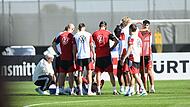 Abschlusstraining Nationalmannschaft vor dem Spiel gegen Serbien