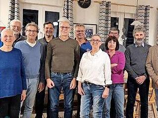 Die Kandidaten bei der Nominierungsversammlung SPD und &Ouml;kologen Pretzfeld.