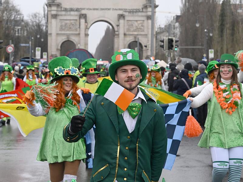 St. Patrick's Day Parade in M&uuml;nchen