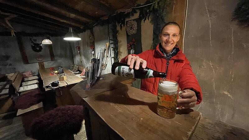 Mit der neuen Almh&uuml;tte am Greuther Keller in Vestenbergsgreuth hat sich Gastronomin Michaela Wagner einen lange gehegten Traum erf&uuml;llt.