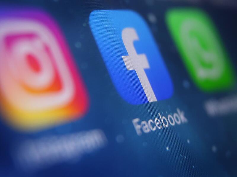 Meta-Apps auf einem Smartphone