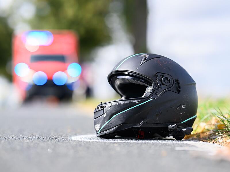 Motorradunfall Symbolbild Motorradunfall Symbolbild