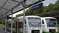 Ist jetzt mit einem Fahrschein möglich: Von Bad Kissingen aus mit dem Zug starten und zum Beispiel im Landkreis Kitzingen den Bus nehmen.