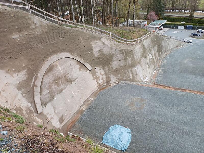 Tunnel Kauerndorf Baustelle Tunnel Kauerndorf Baustelle