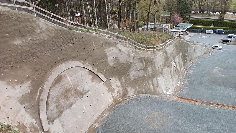 Tunnel Kauerndorf Baustelle