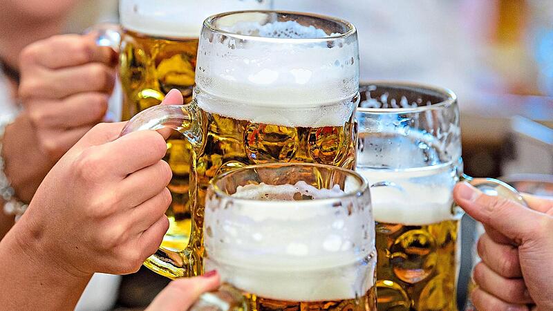 Vor hundert Jahren traten in Knetzgau 250 M&auml;nner in einen Bierstreik. Matthias Balk/dpa (Symbolbild)