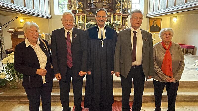 Eiserne Konfirmation in Fischbach.Konfirmation im Kreis Kronach2