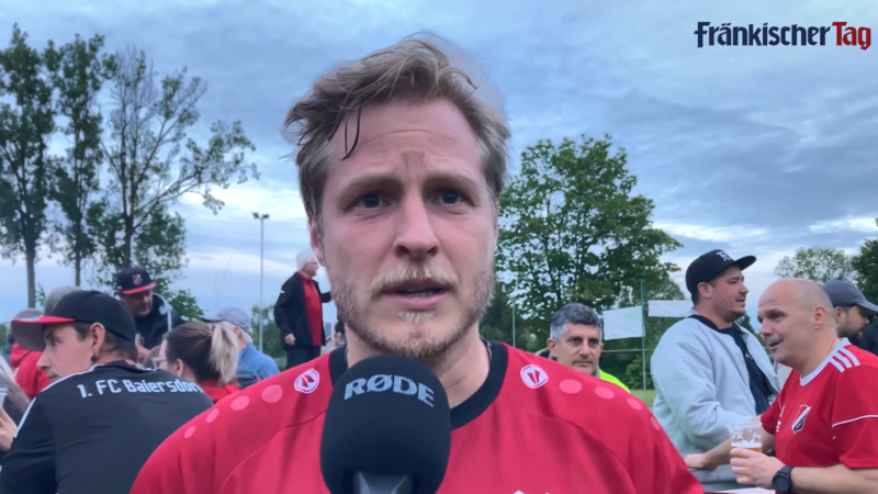 Sebastian Zydeck, Spieler FC Baiersdorf, freute sich über den Sieg gegen die SG Roth-Main. Sebastian Zydeck, Spieler FC Baiersdorf, freute sich über den Sieg gegen die SG Roth-Main.