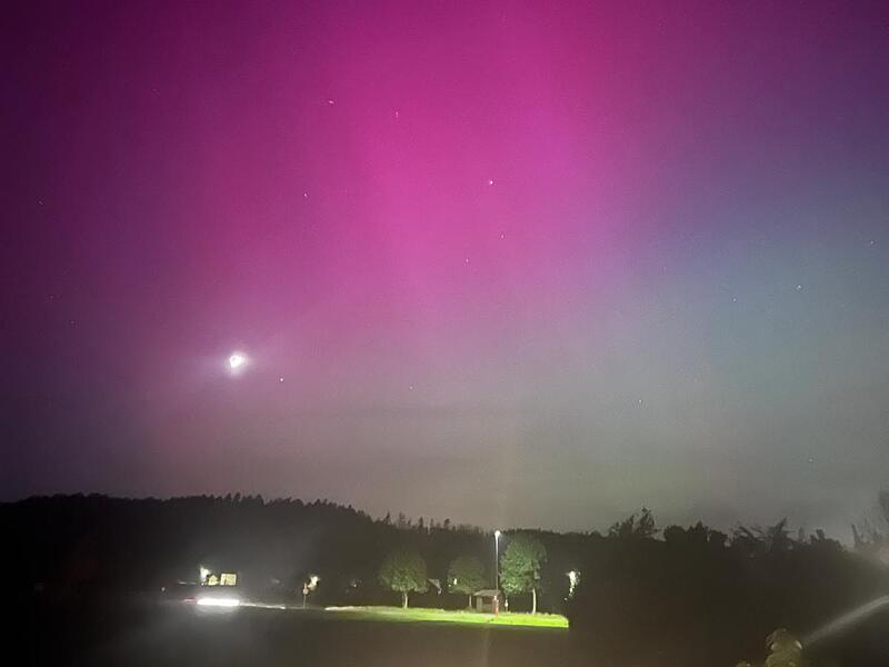 Polarlichter über Kronach 2024Polarlichter über Kronach