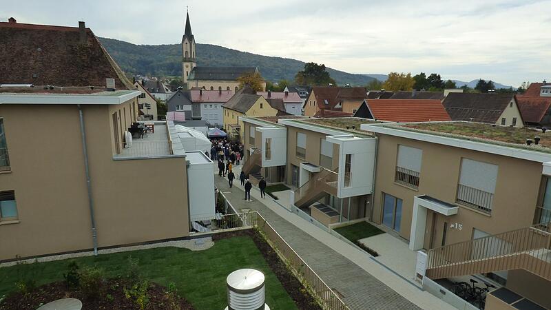 Die &bdquo;Stadtg&auml;rten Ebermannstadt&ldquo; vom Penthouse aus gesehenForchheim & Fr&auml;nkische Schweiz