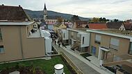 Die &bdquo;Stadtg&auml;rten Ebermannstadt&ldquo; vom Penthouse aus gesehenForchheim & Fr&auml;nkische Schweiz