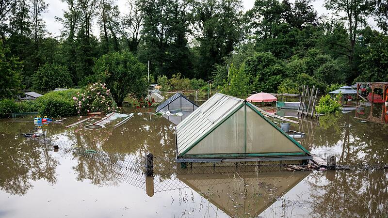 Hochwasser in Bayern - G&uuml;nzburg