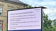 Bahnhofssperrung in Aschaffenburg Bahnhofssperrung in Aschaffenburg
