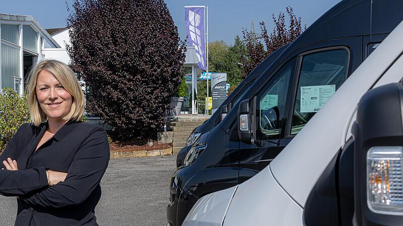 Katarina Dietz hat vor einem Jahr das Eberner Autohaus Dietz übernommen. Katarina Dietz hat vor einem Jahr das Eberner Autohaus Dietz übernommen.