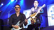 Kai Strauss beim Blues- und Jazzfestival 2025. Der Musiker gilt als einer der besten Blues-Gitarristen Europas.