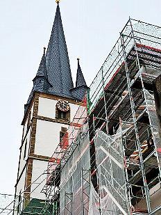 Geplant ist, die Sanierung des Kirchendaches von St. Kilian im Laufe des Jahres fertigzustellen.