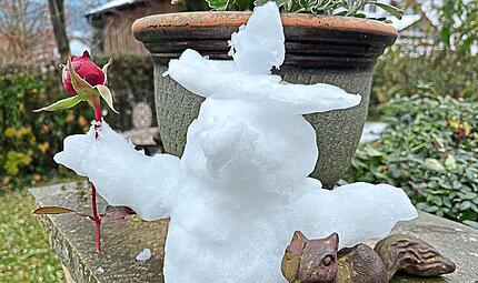 Ob es bald f&uuml;r einen Mini-Schneemann wie am 20. November 2025 im Landkreis Forchheim reichen wird, bleibt offen.