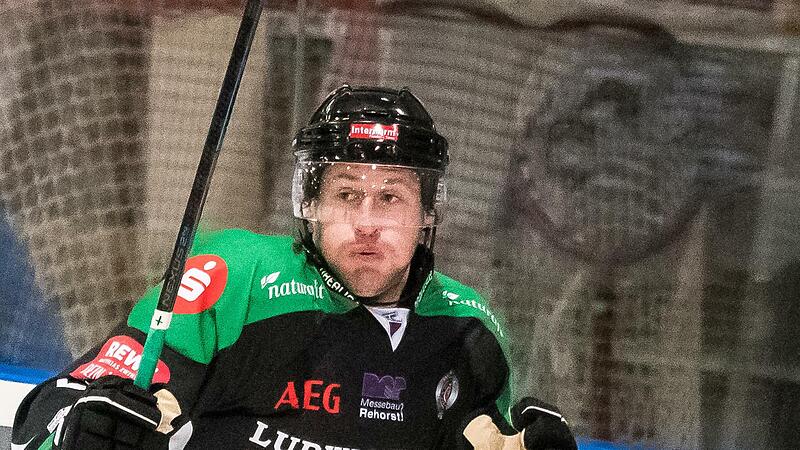 Auch H&ouml;chstadts Kontingentspieler Austin Albrecht machte im Spiel gegen die  Memmingen Indians nicht den Unterschied f&uuml;r den HEC.