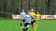 Die Katschenreuther um Pascal Kolb (vorne) sind eines der heimst&auml;rksten Teams der Bezirksliga Ost. Das wollen sie auch am Sonntag gegen den Dritten FSV Bayreuth zeigen.