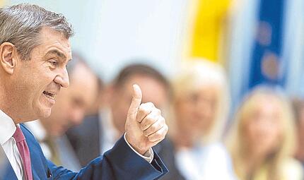 Ministerpr&auml;sident Markus S&ouml;der (CSU)  l&auml;st bei seiner Bayern-Agenda 2030 echte Impulse vermissen.