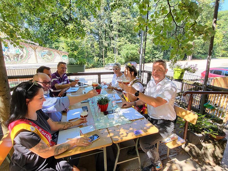 Bierprobe Annafest 2023Bierprobe Annafest 2023 Sieben Biere haben die Tester insgesamt verkostet.