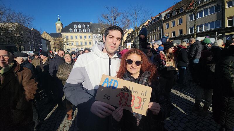 Demokratie-Demo in Schweinfurt