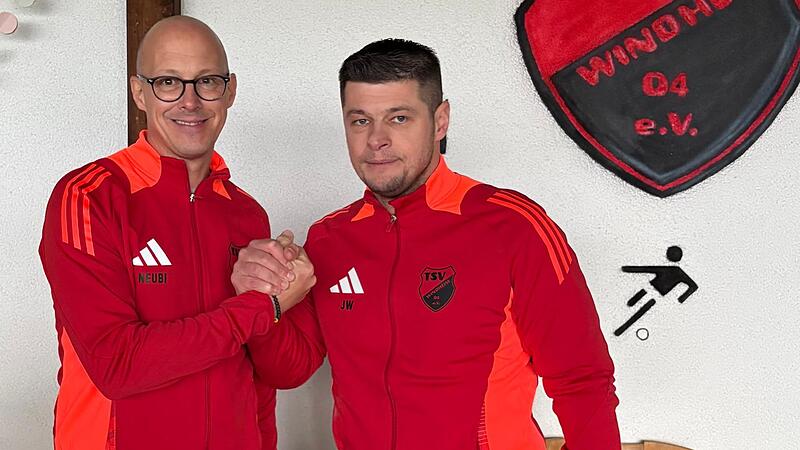 Hand drauf: Trainer Jan Winterstein (rechts) und Abteilungsleiter Markus Neubauer arbeiten weiter zusammen.