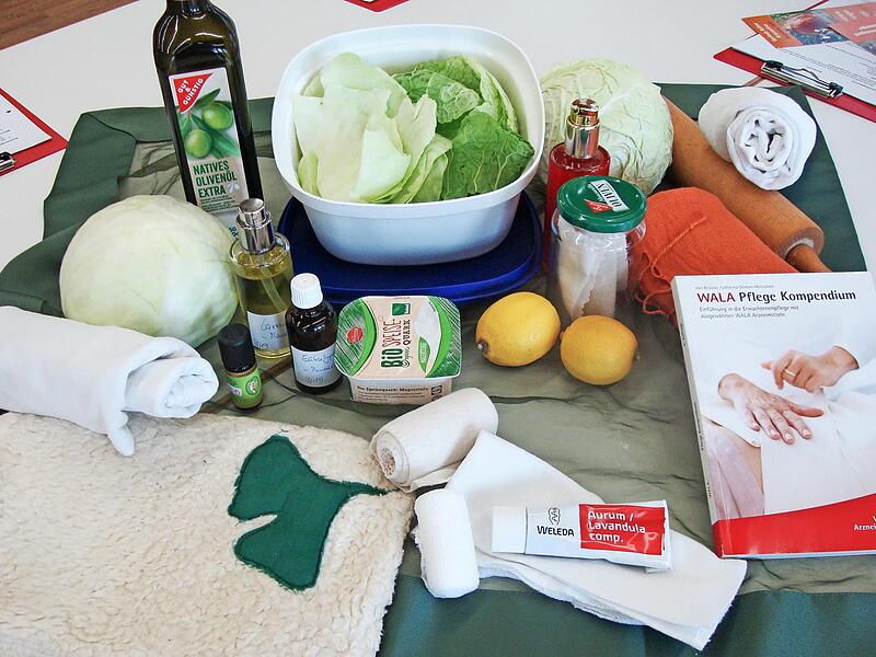 Um Wickel und Auflagen geht es in einem Vortrag am Sonntag, 22. Februar.