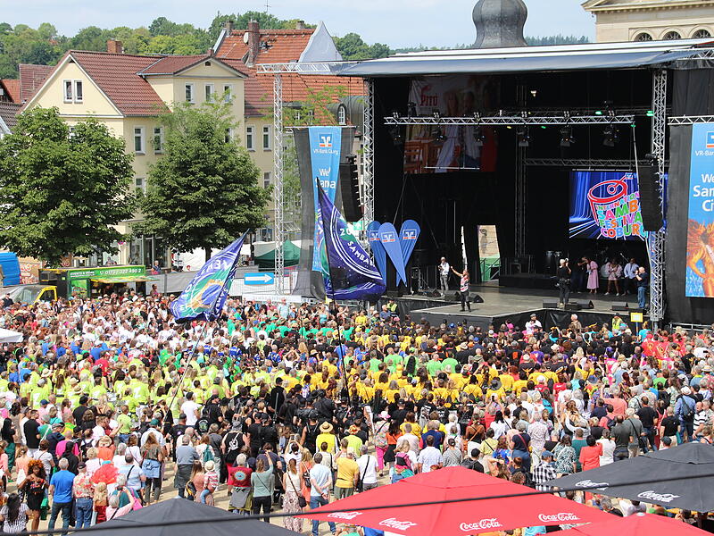 Trommeln für den Frieden beim Samba-Festival in Coburg 2025