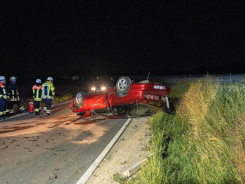 Unfall zwischen Priegendorf und Rugendorf