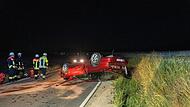 Unfall zwischen Priegendorf und Rugendorf Unfall zwischen Priegendorf und Rugendorf