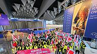 Verdi-Warnstreik am Flughafen Frankfurt