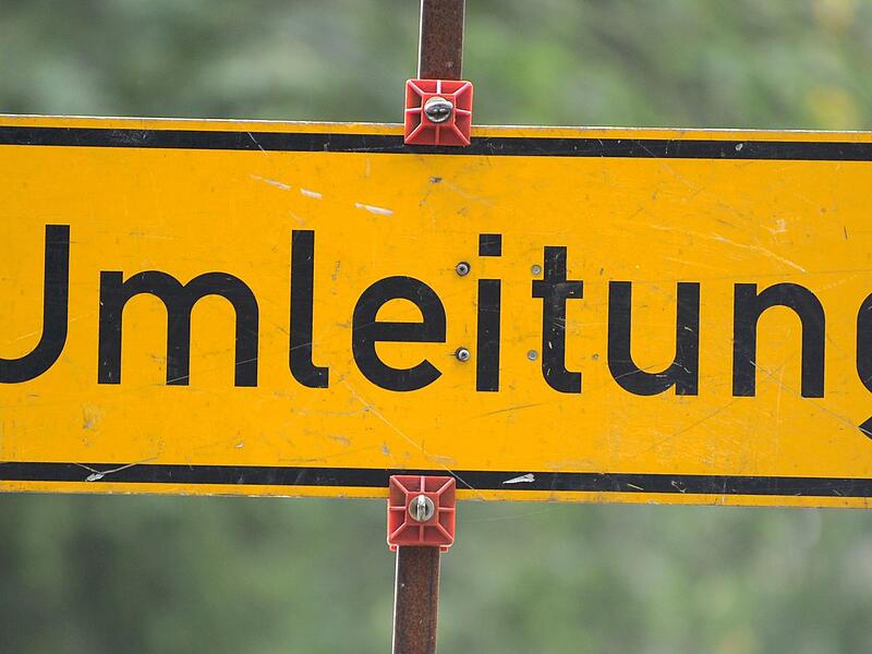 Bauarbeiten bei Stadtsteinach sorgen für eine Sperrung.