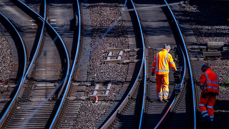 Bauarbeiten bei der Deutschen Bahn