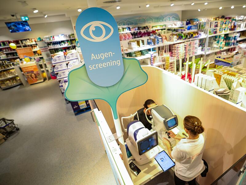 Drogeriemarktkette dm bietet Gesundheitsdienstleistungen an