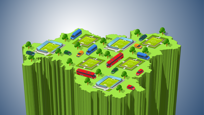 Die Fu&szlig;ballvereine aus der Region m&uuml;ssen teilweise weit und lange zu ihren Ausw&auml;rtsspielen fahren. F&uuml;r andere hingegen ist es nur ein Katzensprung zum Gegner.