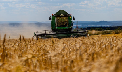 M&auml;hdrescher bei der Ernte