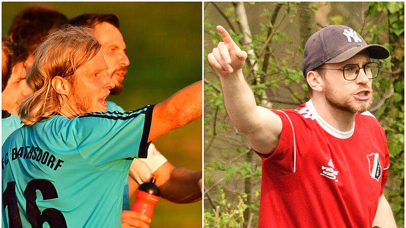 Ziehen an einem Strang: Spielertrainer Sebastian Zydeck (links), der aktuell nur spielt, und Interimstrainer Hendric Marzog (rechts).