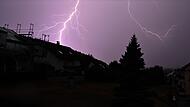 Wetterdienst erwartet heftige Gewitter in Sachsen