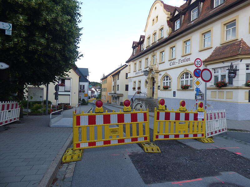 Gößweinstein ist Großbaustelle.