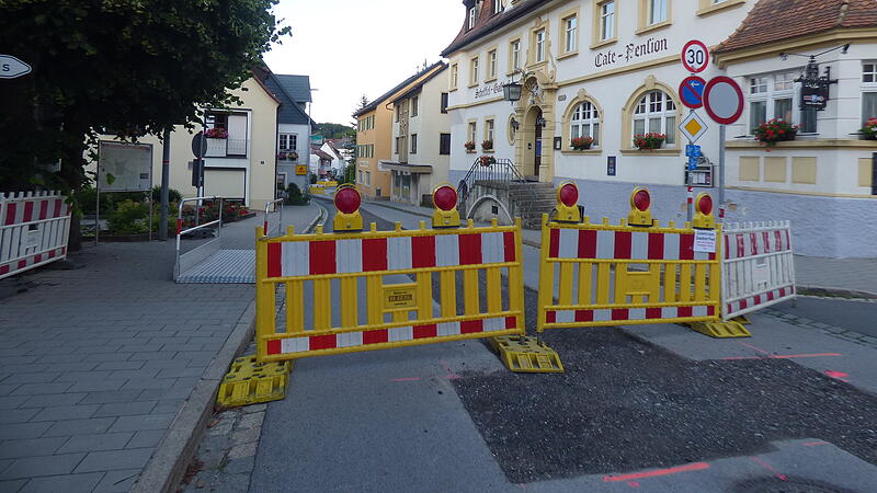 G&ouml;&szlig;weinstein ist Gro&szlig;baustelle.