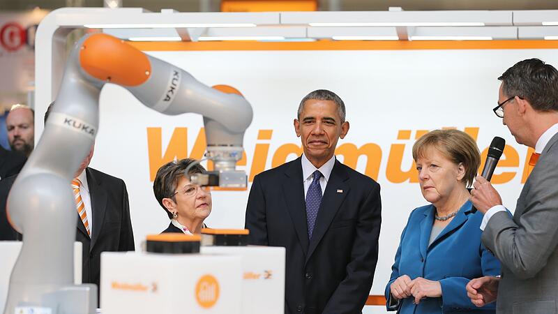 Kuka-Roboter auf der Hannover Messe