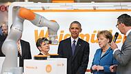 Kuka-Roboter auf der Hannover Messe