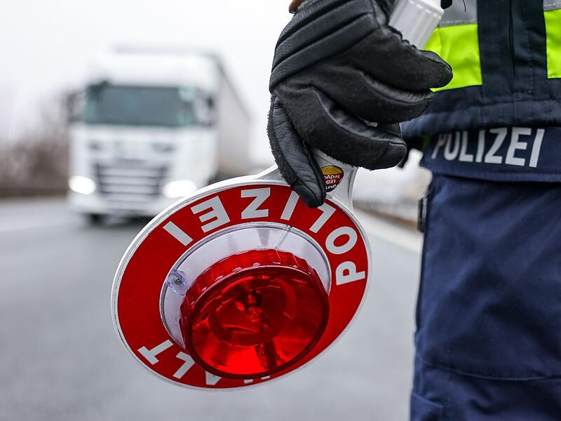 Polizeikontrolle - Illustration