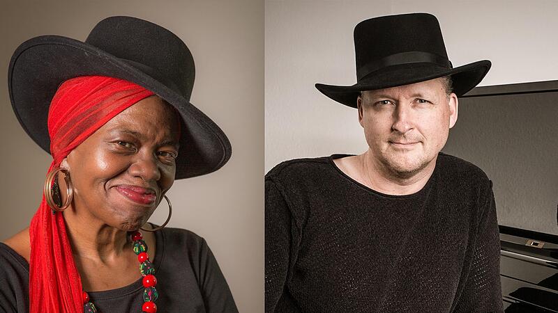 Brenda Boykin und jan Luley sind am 28. Oktober 2023 in Bad Kissingen in Bismarck&rsquo;s Basement.