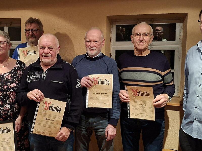 2. Vorstand: Marvin Albrecht, Gr&uuml;ndungsmitglieder: Renate Heimann, Heiner Heimann, Robert Link, Hermann Gebhardt, Karl Zink, 1.Vorstand: Christian Herzog