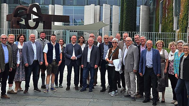 Das Bundeskanzleramt steht Besuchern normalerweise nicht offen. Für die Delegation aus dem Landkreis Bad Kissingen gab es jedoch eine Ausnahme.